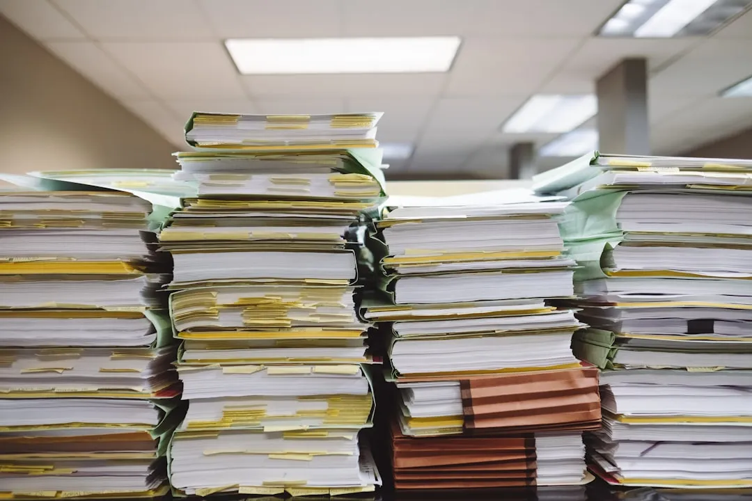 office documents desk
