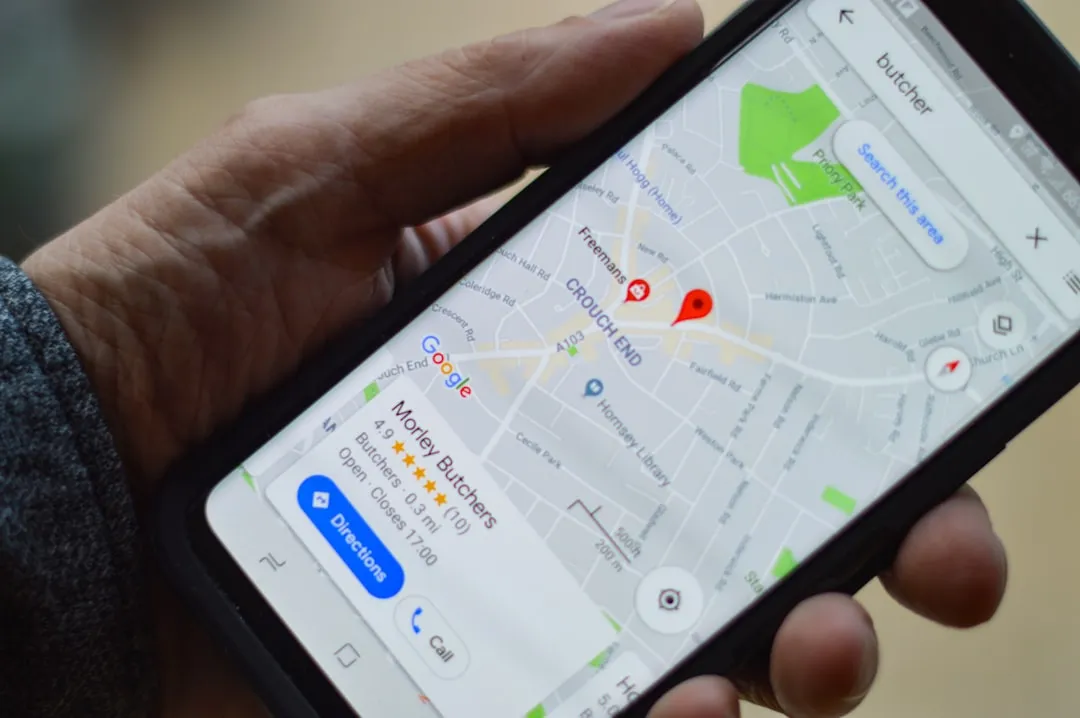 smartphone map navigation